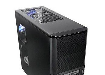 Thermaltake V3 Black Edition: черный корпус для ПК с голубым огоньком