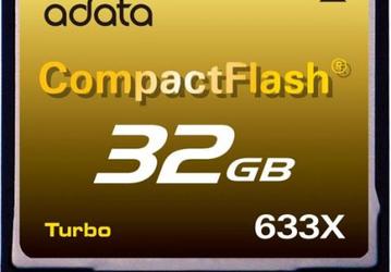 A-DATA анонсировала скоростные карты памяти CF633X