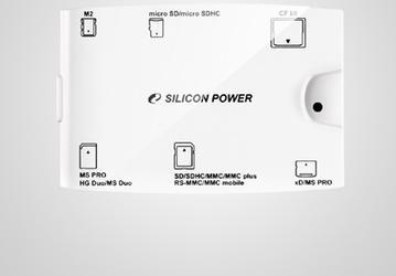 Устройство для работы с картами памяти Silicon Power Handy 33 in 1 поддерживает 33 типа карт