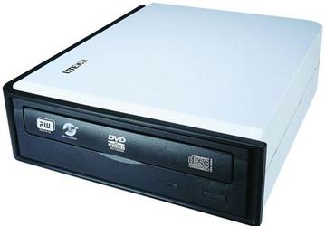 Внешний оптический привод Lite-On eHAU324 записывает диски DVD±R на скорости 24х