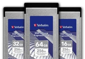 Verbatim наделяет защищённые SSD формата ExpressCard аппаратным шифрованием