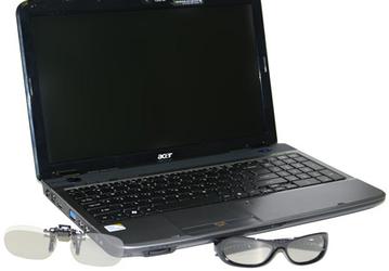 Ноутбуки Acer Aspire 5738 c сенсорным или 3D-экраном: анонс в России