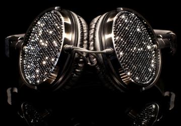 Блеск кристаллов Swarovski в наушниках Audio-Technica ES7 Crystal