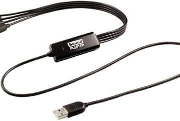 Внешняя звуковая карта Creative Sound Blaster Easy Record ориентирована на оцифровку аналогового звука