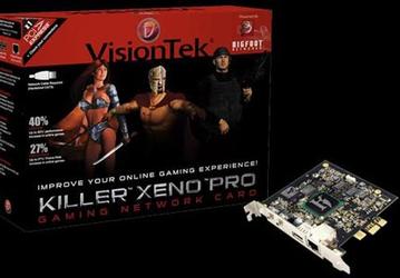 Сетевая плата VisionTek Killer Xeno Pro создана для онлайновых игр
