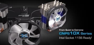 Zalman анонсирует безвентиляторный процессорный кулер CNPS10X Flex