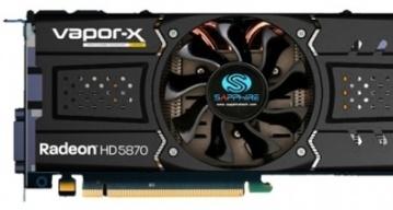 Sapphire выпускает первую нереференсную 3D-карту Radeon HD 5870 Vapor-X