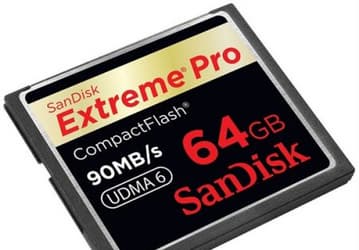 SanDisk выпускает новую линейку быстрых карт памяти Extreme Pro CompactFlash