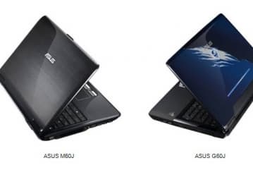 ASUS анонсировала выпуск двух ноутбуков M60J и G60J на платформе Core i7