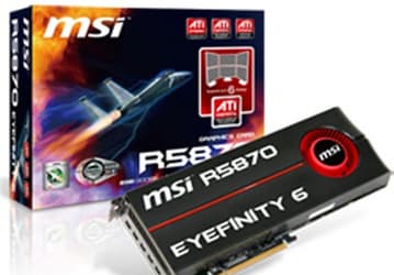 3D-карты ATI Radeon HD 5870 Eyefinity 6 Edition в исполнении MSI, HIS, PowerColor, XFX, Club 3D и Sapphire