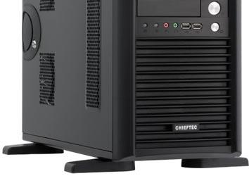 Корпус Chieftec CH-09B-B-OP вмещает до десяти накопителей