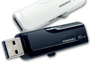USB-накопитель KINGMAX PD-02 имеет выдвижную конструкцию