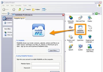 Apple обновила MobileMe Control Panel для Windows