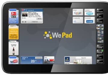 neofonie огласила цены Интернет-планшета WePad, начало поставок намечено на июль