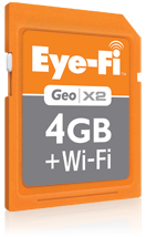Карта памяти Eye-Fi Geo X2 предназначена для пользователей Mac