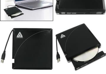 Apricorn EZ Writer II — очень компактный оптический привод со встроенным кабелем USB