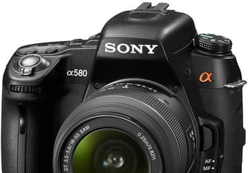DSLR-A580 — первая зеркальная камера Sony с поддержкой Full HD
