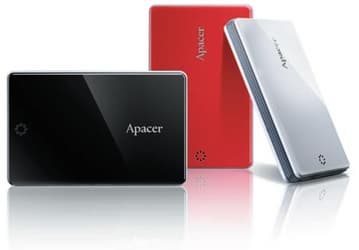 Миниатюрный внешний винчестер Apacer AC203 оборудован кнопкой резервного копирования