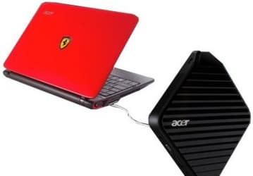 Док-станция DynaVivid предоставит в распоряжение ноутбука Acer Ferrari One мощную графику и дополнительные порты USB
