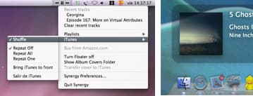 Synergy 4.5 для Mac — управление iTunes из строки меню