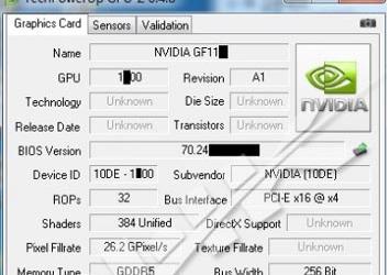 Появились новые данные о NVIDIA GeForce GTX 560