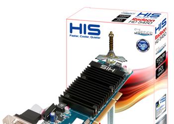HIS представила версию ATI Radeon HD 5450 для слота PCI