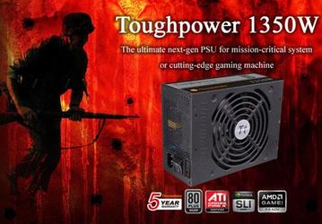 Thermaltake выпускает мощный блок питания Toughpower 1350W