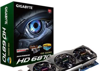 GIGABYTE оснастила разогнанный вариант видеокарты AMD Radeon HD 6870 тремя вентиляторами