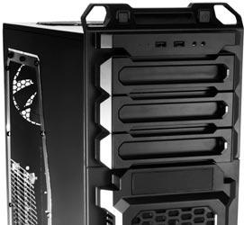 В корпусе Antec DF-10 есть 11 отсеков для накопителей
