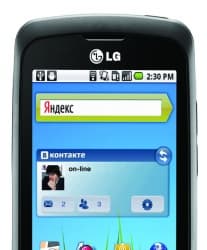 В России представлен смартфон LG Optimus One на последней версии платформы Android