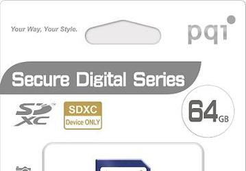 PQI выпускает карту памяти SDXC C10 объемом 64 ГБ