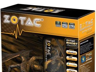 Частоты компонентов 3D-карты ZOTAC GeForce GTX 570 AMP! Edition повышены в заводских условиях