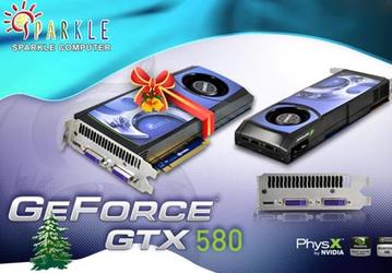 Sparkle первой освоила выпуск GeForce GTX 580