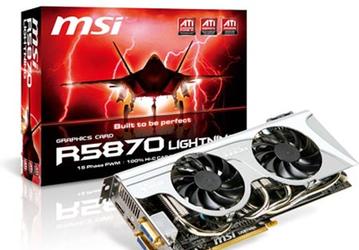 3D-карта MSI R5870 Lightning с 15-фазным питанием представлена официально