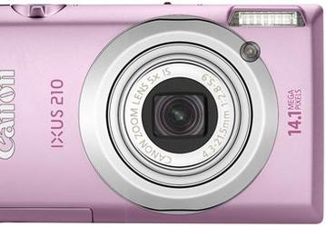 Камера Canon IXUS 210 получила сенсорный дисплей размером 3,5 дюйма