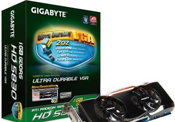 Фотогалерея дня: 3D-карты ATI Radeon HD 5830 в исполнении Gigabyte, HIS, PowerColor, Sapphire и XFX