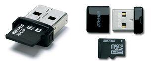 Buffalo предлагает использовать карточки microSD в качестве USB-накопителей