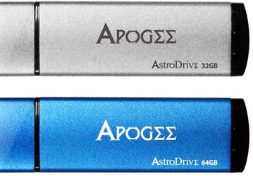 USB-накопитель Apogee Astro Drive 266X читает данные со скоростью более 40 МБ/с