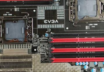 Фото дня: системная плата EVGA с двумя процессорными разъёмами LGA 1366