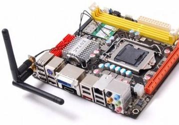Миниатюрная системная плата ZOTAC H55-ITX WiFi рассчитана на процессоры Intel Core i3, i5 и i7 