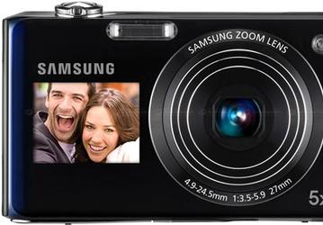 Камеры Samsung 2View PL150 и PL100 имеют по два цветных дисплея