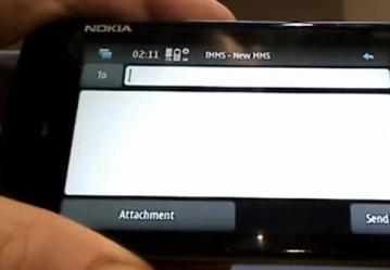 Nokia N900: доступна отправка MMS-сообщений 