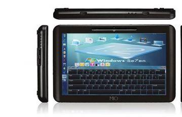 10-дюймовый Интернет-планшет Haleron Mio iLet оснащён процессором Atom N450