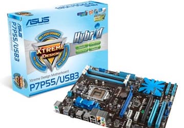 Порты USB 3.0 системной платы P7P55/USB3 можно подключить к разъемам на передней панели