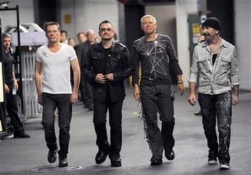 У U2 самые высокие заработки по версии Forbes 