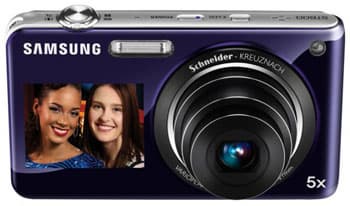 Цифровые фотокамеры Samsung 2View ST600 и ST100 поделили четыре экрана на двоих