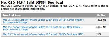 Новая бета-версия Mac OS X 10.6.4 вновь не несет в себе видимых изменений