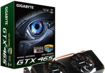 Система охлаждения 3D-карты GIGABYTE GV-N465UD-1GI включает два вентилятора