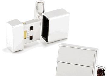 USB-накопители объемом 4 ГБ... в запонках