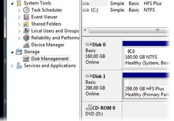 Paragon HFS+ позволяет подключать к Windows тома Mac
